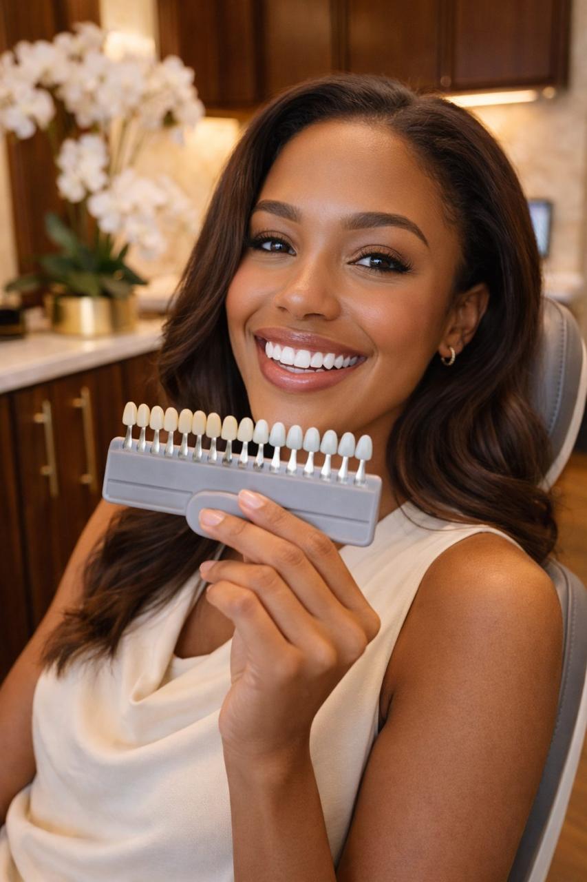 Professional whitening results