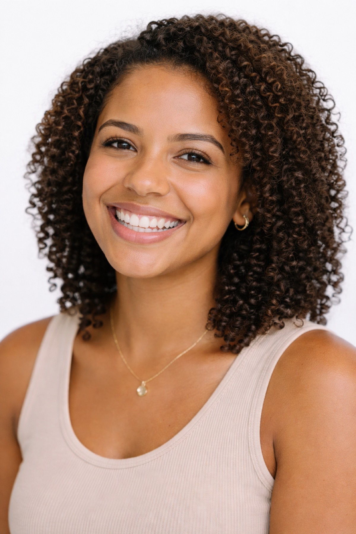 Confident orthodontic patient smile