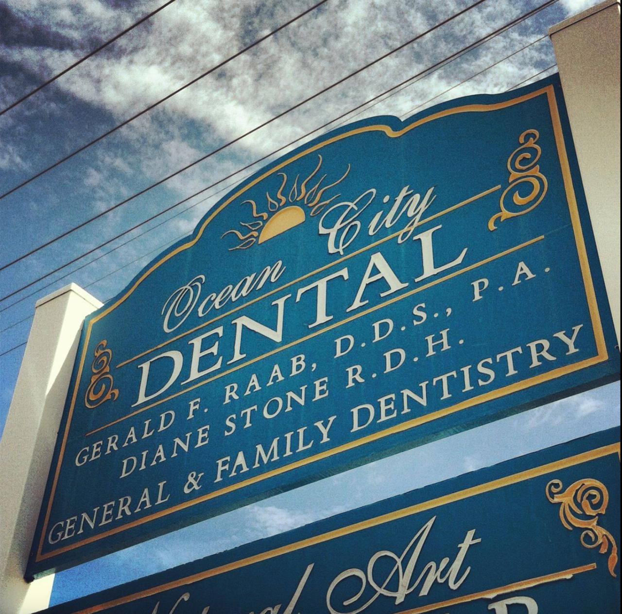 Ocean City Dental Center sign